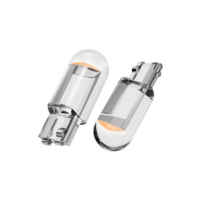 LED  T10 DE VIDRIO 2821 AMBAR 12V