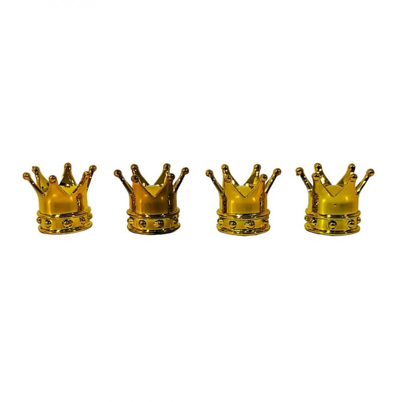 SET X 4 PCS CORONA REY DORADAS