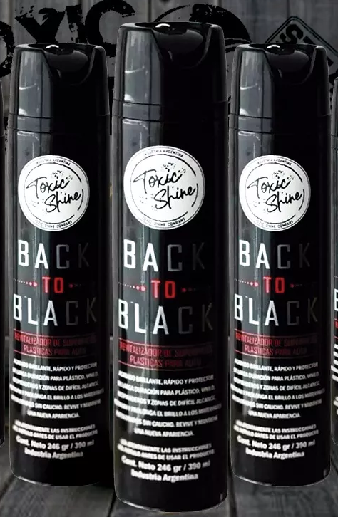 TOXIC AEROSOL PARA PLASTICOS BACK TO BLACK