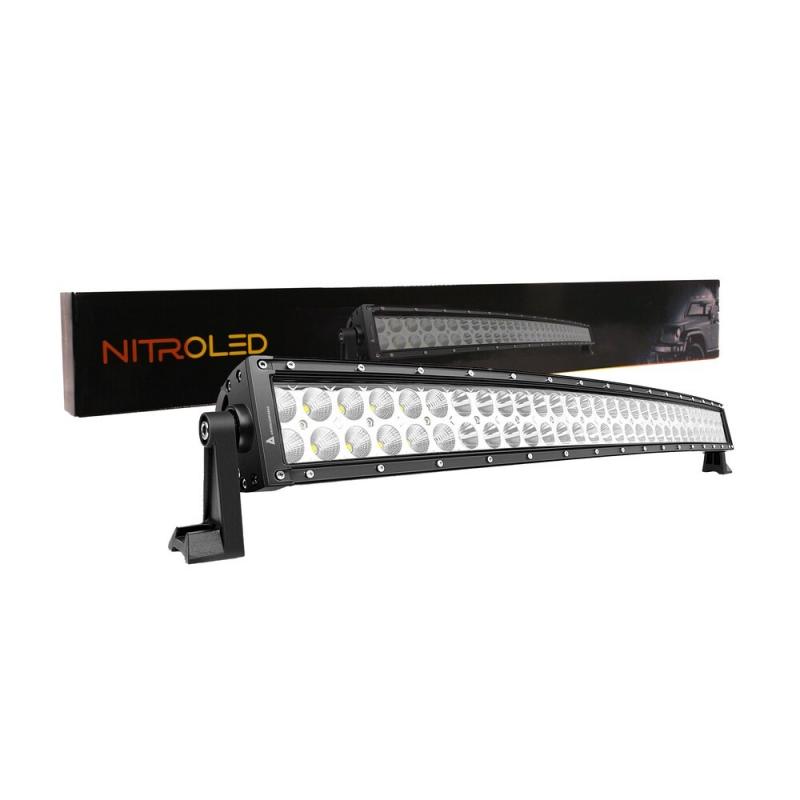 BARRA CURVA 80 LEDS 240W 12/24V           110 x 9 x 8cm - OFF ROAD