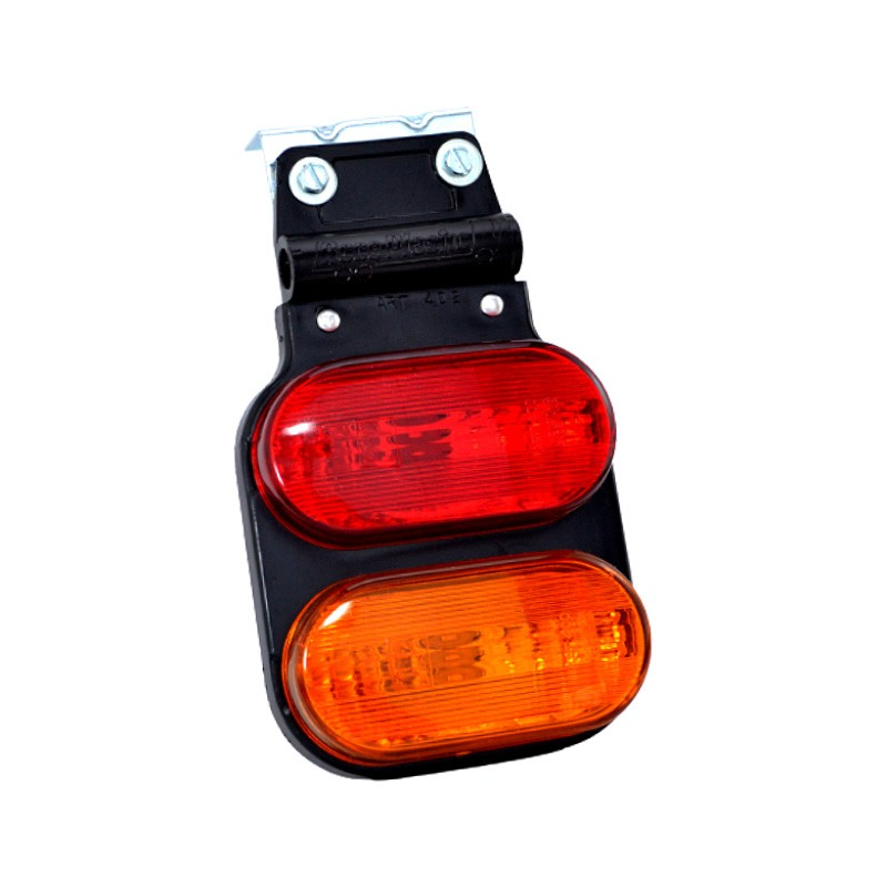Faro Delimitador lateral de lamp r5w. Cuenta con un anclaje de 2 bulon 3/16 x 3/4-tuerca/arandela.