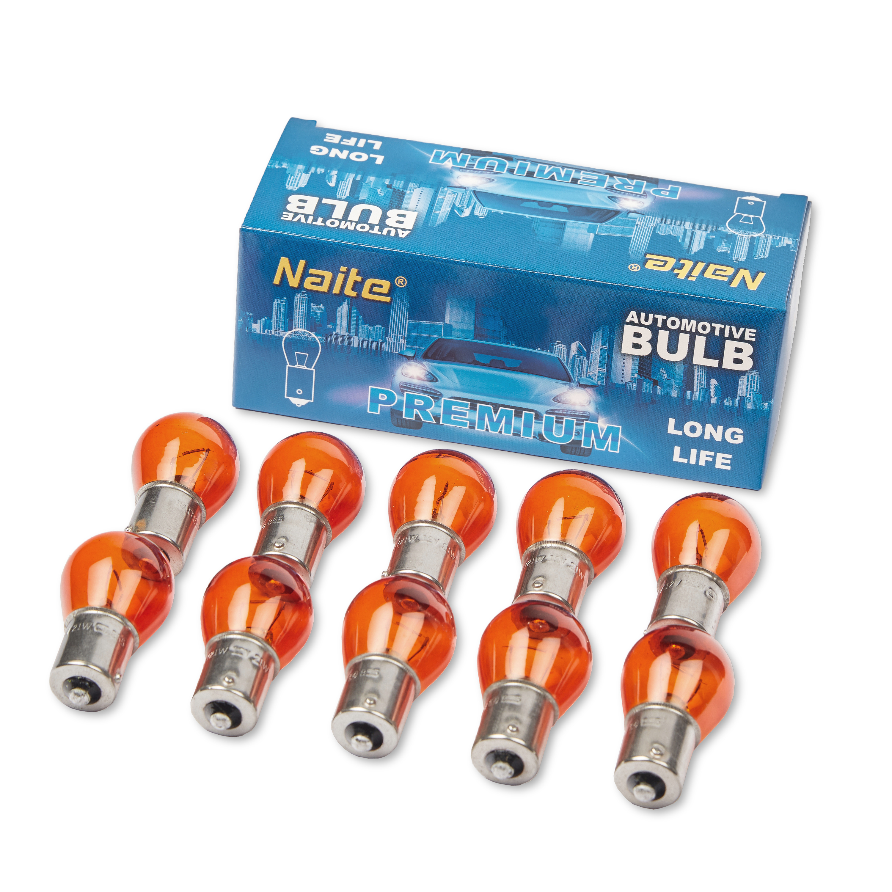 PY21W 12V 21W 1141 AMBER PATA DESFASADA