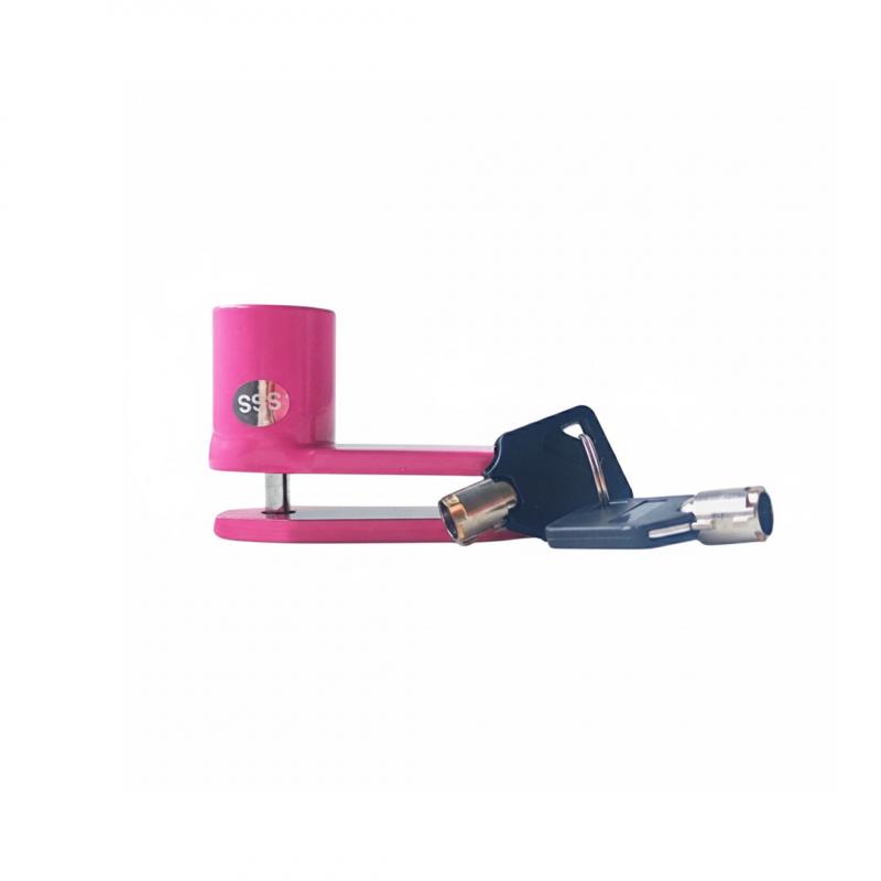 TRABA DISCO MOTO DOS LLAVES ROSA