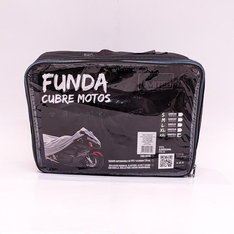 FUNDA CUBRE MOTOS TRICAPA IMPERMABLE