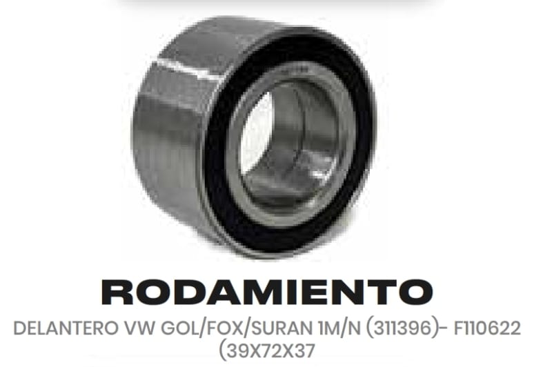 DELANTERO VW GOL/FOX/SURAN 1M/N (311396)- F110622 (39X72X37