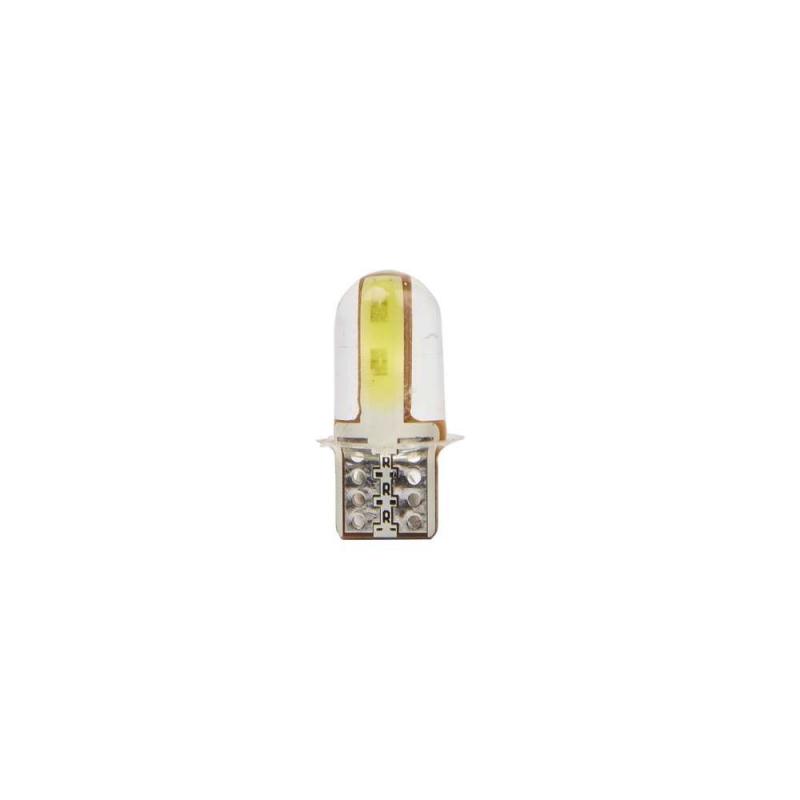 LED T10 SILICONA CORTA BLANCA  12V