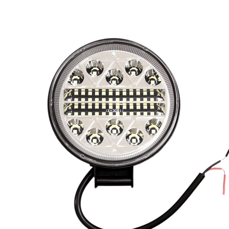 Imagen ilustrativa de FARO DE LED REDONDO - 40 LED 90W MAS PLACA SMD UNO BLANCO 10.8x2x11CM