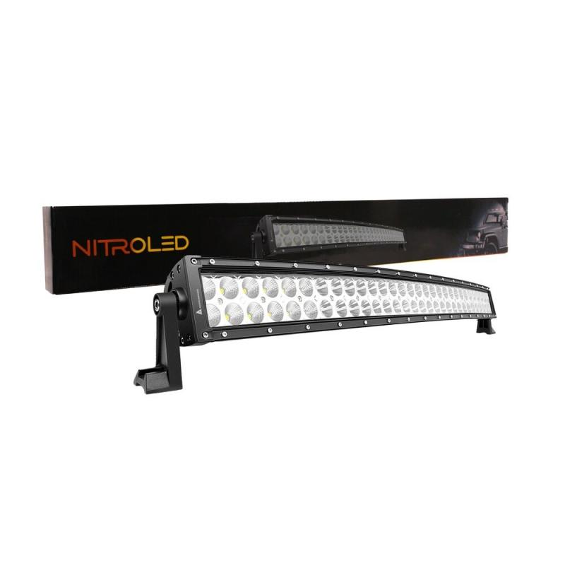 Imagen ilustrativa de BARRA CURVA 60 LEDS 180W 12/24V               84.5 x 9 x 8cm - OFF ROAD