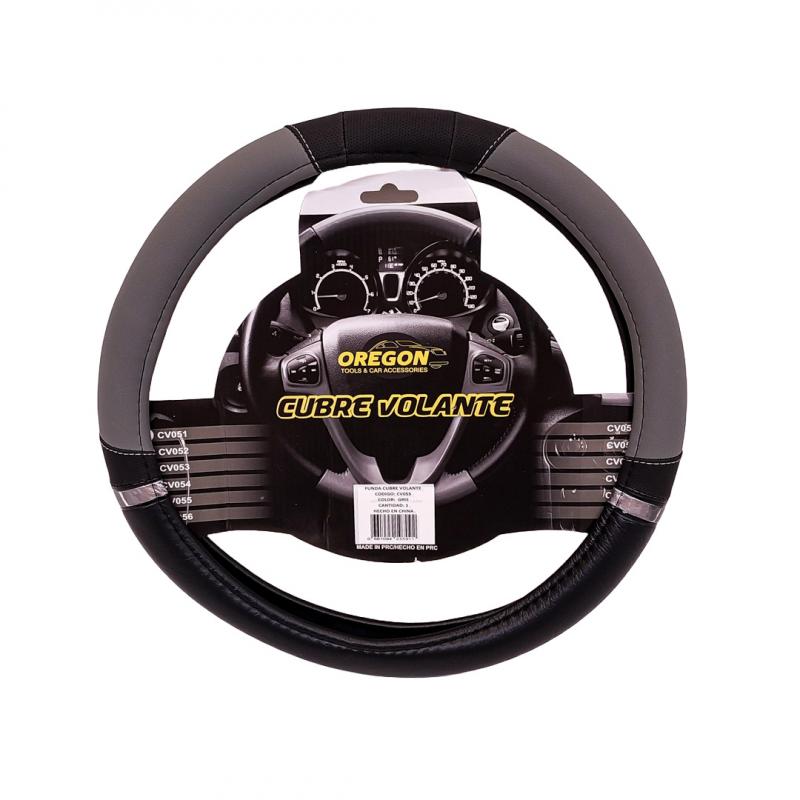 MODELO NASCAR CUERO SINTENTICO NEGRO / GRIS 38*8.2CM