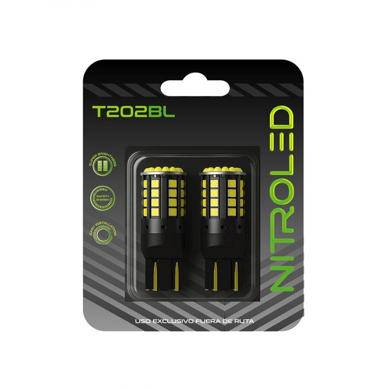 Imagen ilustrativa de BLISTER T20 2 POLOS 2800 CANBUS LUMENS