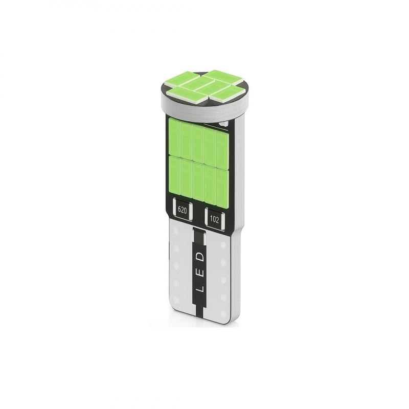 Imagen ilustrativa de LED T10 2821 12V VERDE 900 LUMENS CANBUS