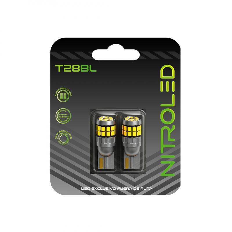Imagen ilustrativa de BLISTER T10 282  12- 80V CANBUS 1900 LUMENS BLANCAS