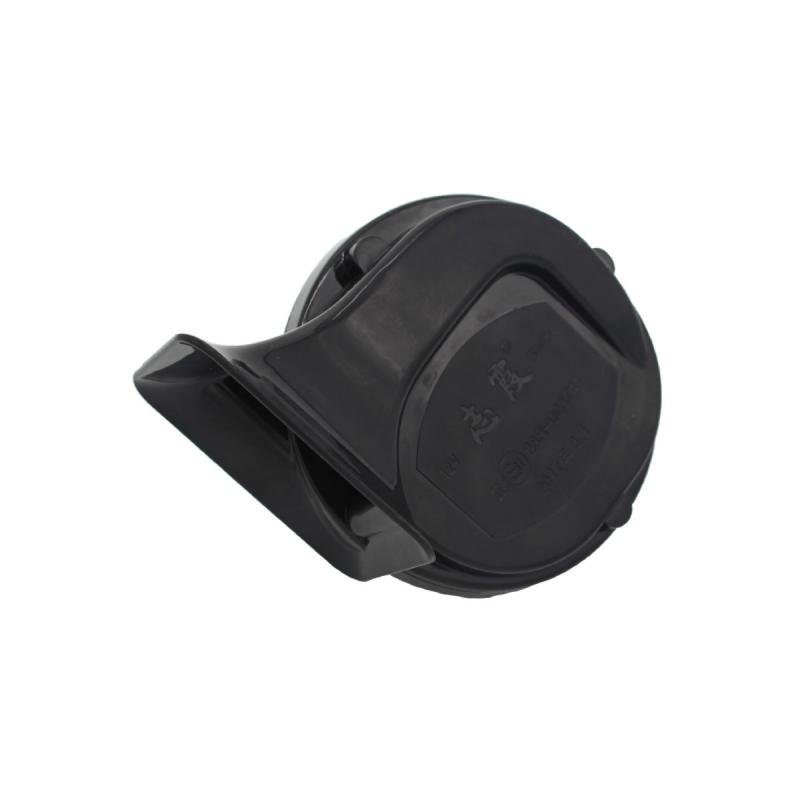 Imagen ilustrativa de BOCINA TIPO KLAXON CARACOL FICHA TIPO FORO MODELOS NUEVOS VOLTAJE 12V ENVASE POR JUEGO Diametro 80MM