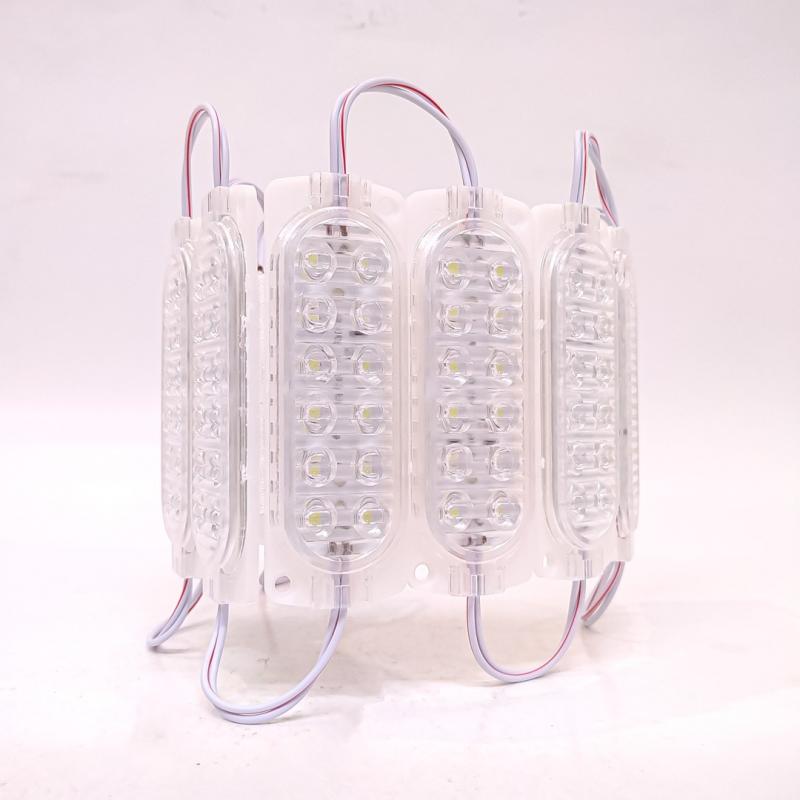 12 LED SMD AUTOADHESIVO 12V COLOR BLANCO 10CM X 3CM