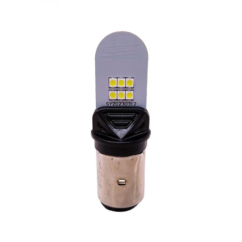 Imagen ilustrativa de LAMPARA LED MOTO  CON 6 LED SMD 12V 10