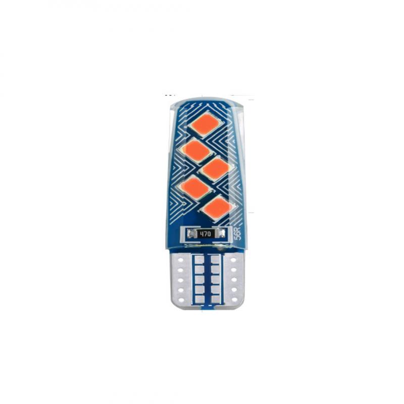Imagen ilustrativa de LED T10 2821 SILICONA 12V AMBAR 700 LUMENS CANBUS