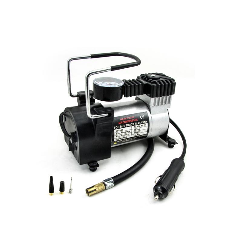 Imagen ilustrativa de COMPRESOR DE AIRE 12V, 140 PSI, CILINDRO 1x30MM 10 AMP